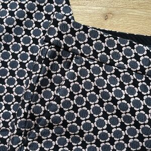 Ann Taylor Kate‎ fit cropped tailored pants flower pattern